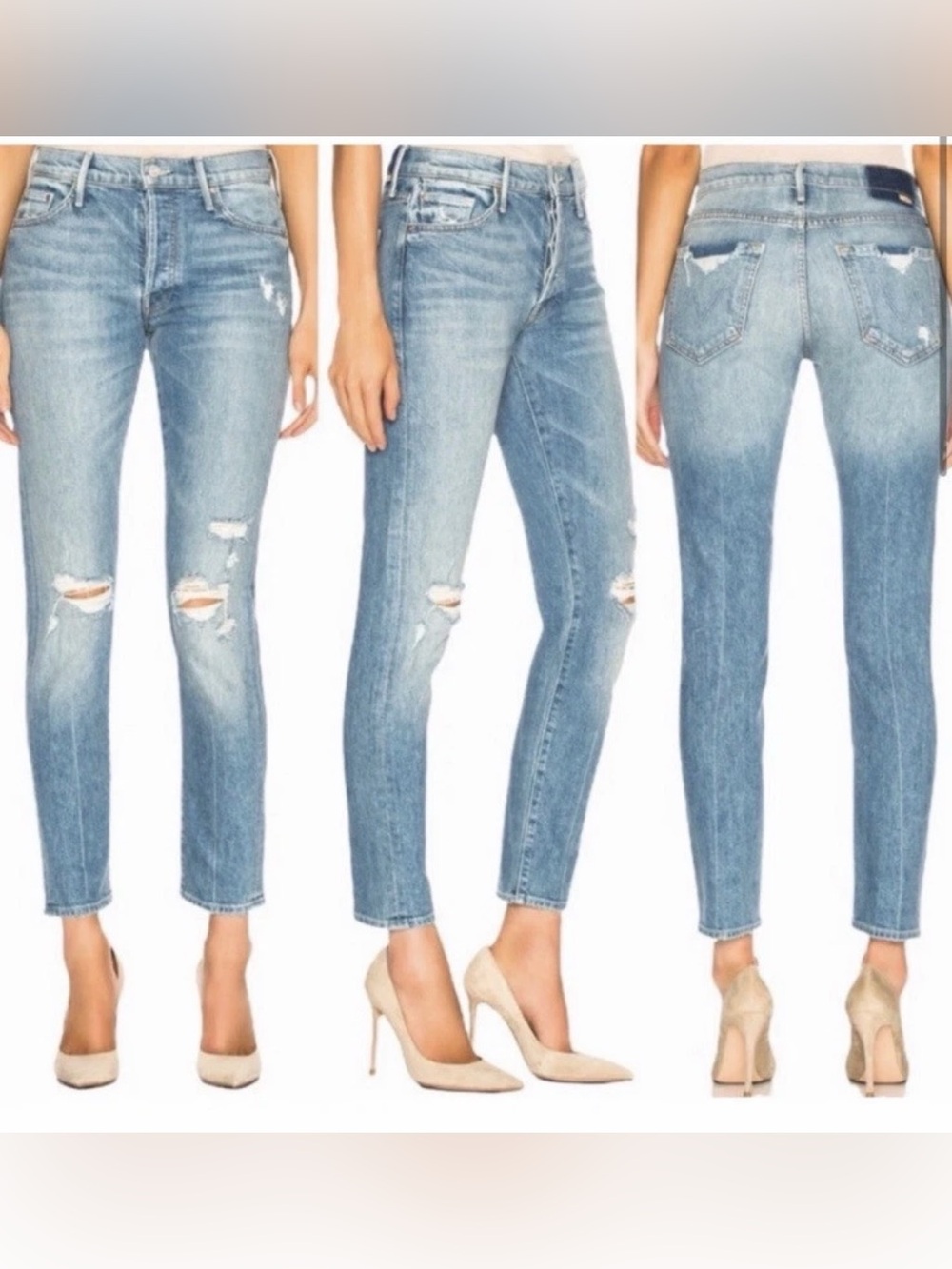 MOTHER Superior The Stinger Flood Jeans